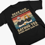 Confident Women Are Raised By Loving Dads - Family Personalized Custom Unisex T-shirt, Hoodie, Sweatshirt - Gift For Dad, Daughter