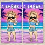 Summer Love Is Like No Other - Couple Personalized Custom Beach Towel - Summer Vacation Gift For Couple