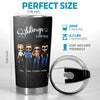 Siblings Until The End Of Days - Family Personalized Custom Tumbler - Gift For Family Members, Siblings, Brothers, Sisters