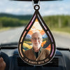 Custom Photo Always With You - Memorial Personalized Custom Car Ornament - Acrylic Custom Shaped - Sympathy Gift For Family Members