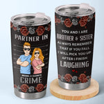 A Sibling Is The Keeper Of Your Identity - Family Personalized Custom Tumbler - Gift For Family Members, Siblings, Brothers, Sisters