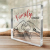 We Are Forever Entwined - Family Personalized Custom Square Shaped Acrylic Plaque - Gift For Family  Members