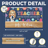 Teach Them, Love Them, Watch Them Grow -Teacher Personalized Custom Acrylic Letters 3D LED Night Light - House Warming Gift For Teacher