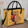 I Am The Storm - Bestie Personalized Custom Leather Handbag - Gift For Best Friends, BFF, Sisters