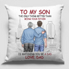 Being Your Father - Family Personalized Custom Pillow - Gift For Family Members