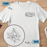 One Of The Sweetest Words I Have Ever Heard Is Nana - Family Personalized Custom Back And Front Printed Unisex T-shirt - Gift For Grandma