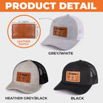You Are The Dogfather - Dog Personalized Custom Leather Patch Hat - Gift For Pet Owners, Pet Lovers