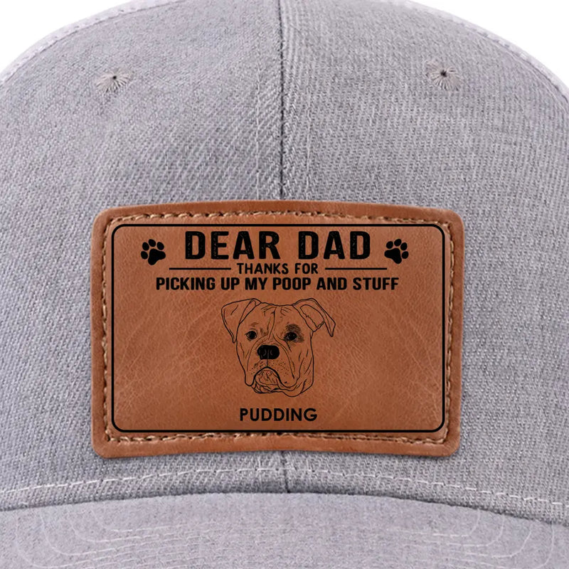 Your Loyal Pup Is Forever Grateful - Dog Personalized Custom Leather Patch Hat - Gift For Pet Owners, Pet Lovers