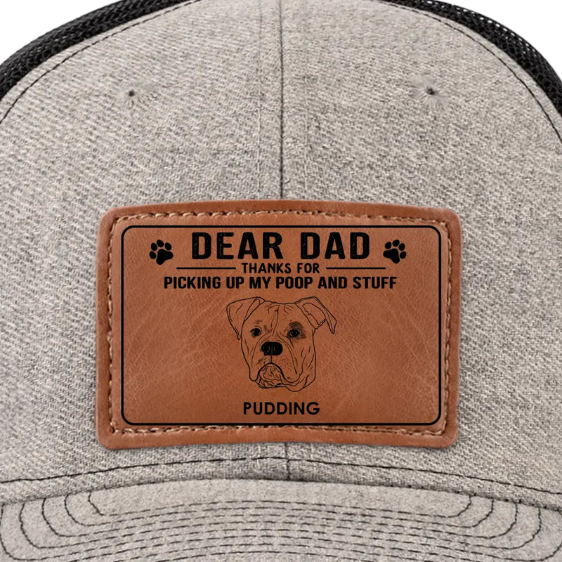 Your Loyal Pup Is Forever Grateful - Dog Personalized Custom Leather Patch Hat - Gift For Pet Owners, Pet Lovers