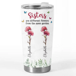 A Garden's Proud Display - Bestie Personalized Custom Tumbler - Gift For Best Friends, BFF, Sisters