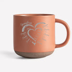 First Mom Now Grandma - Family Personalized Custom Pottery Mug - Gift For Mom, Grandma