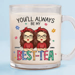 You're My Kindred Spirit - Bestie Personalized Custom Glass Mug - Gift For Best Friends, BFF, Sisters