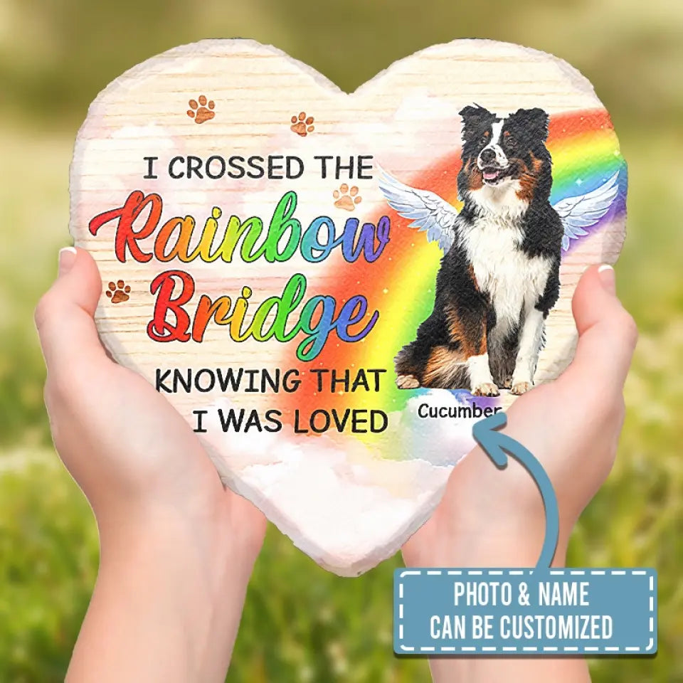Custom Photo You Were My Favourite Hello And My Hardest Goodbye - Memorial Personalized Custom Heart Shaped Memorial Stone - Sympathy Gift For Pet Owners, Pet Lovers