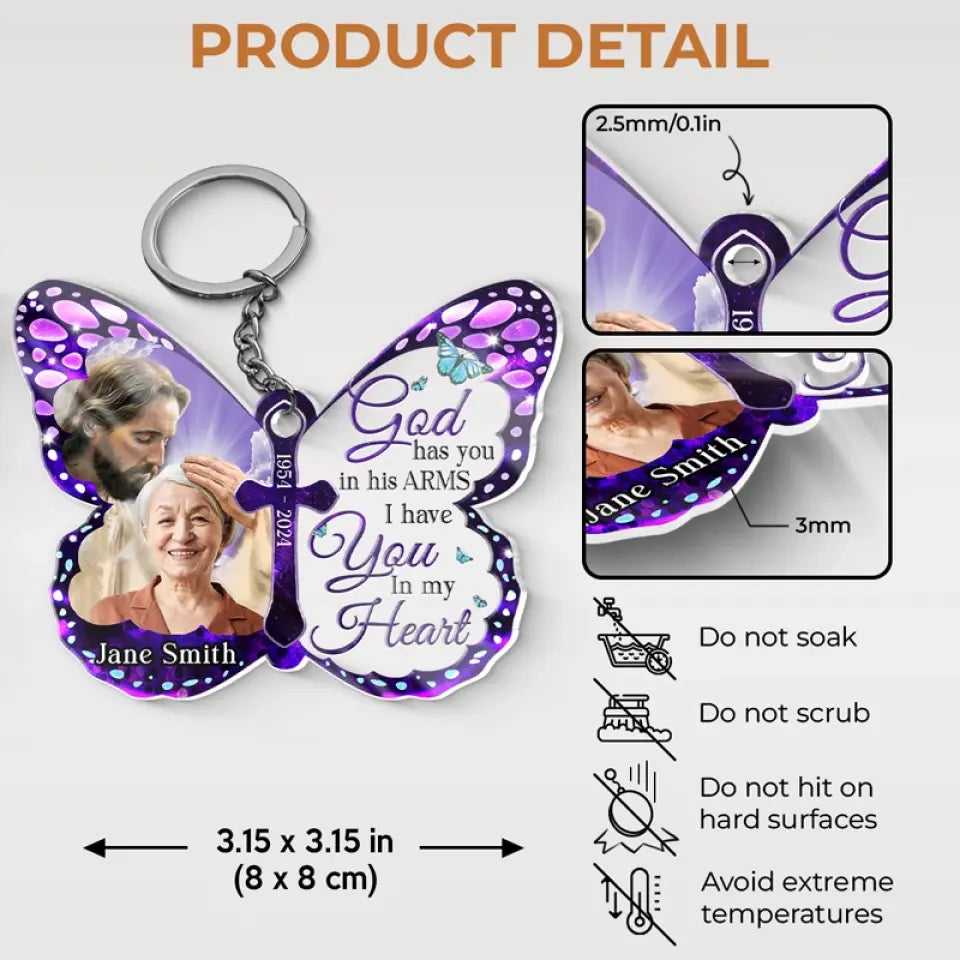 Phone Call Memory Keychain To My Man/Woman Personalised Photo Couple ...