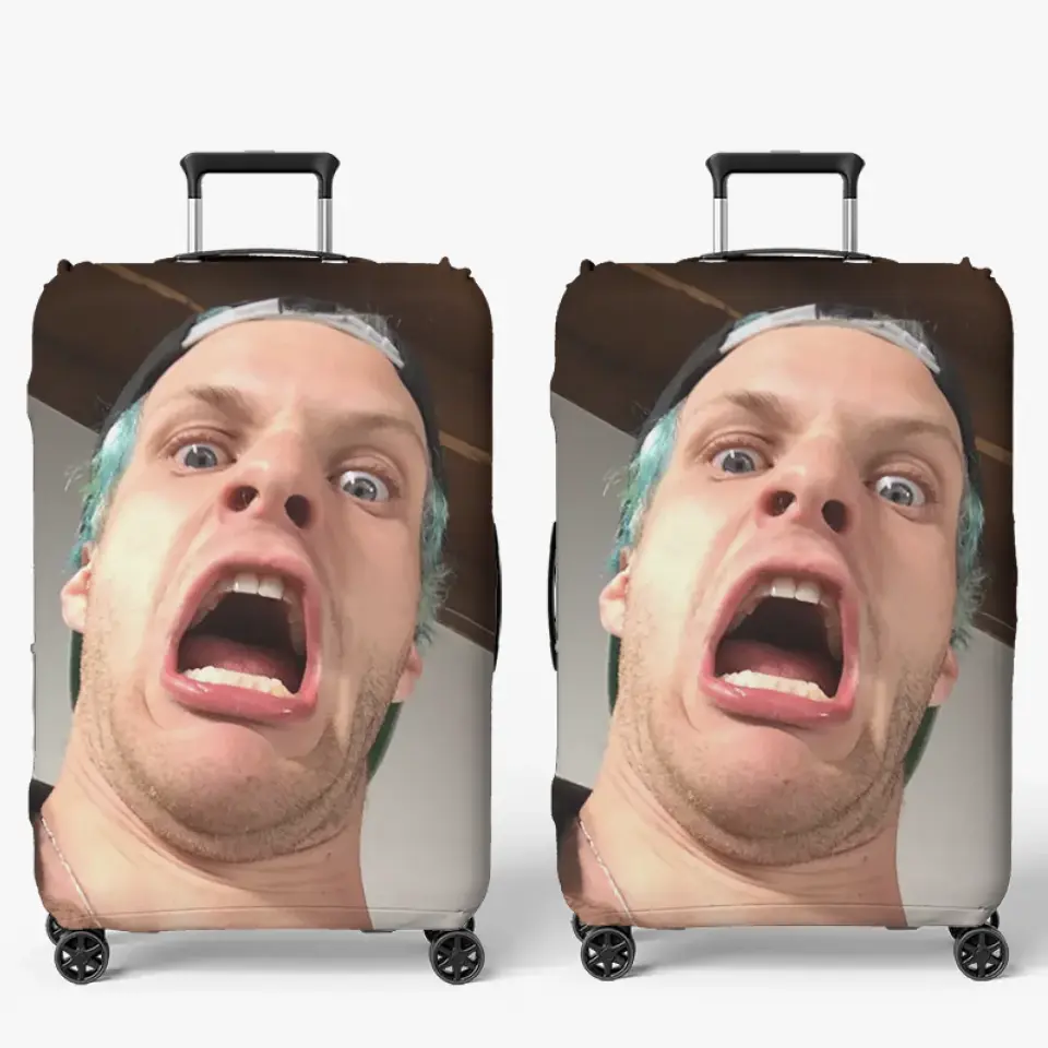 Photo personnalisée : tout ce dont vous avez besoin, c'est d'amour et d'un passeport - Housse de bagage personnalisée pour voyage - Cadeau pour les vacances d'été, cadeau pour les amateurs de voyages d'aventure