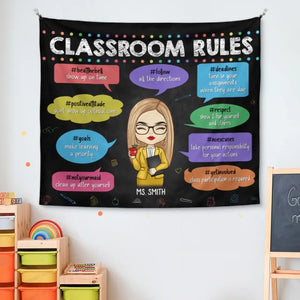 Books, Pencils, And Lots Of Dreams - Teacher Personalized Custom Tapestry - Gift For Teacher