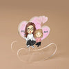 Children Complete The Circle Of Love - Family Personalized Custom Acrylic Shaking Stand - Gift For Mom, Grandma