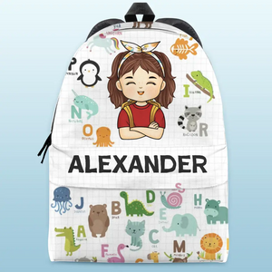 The Future Of The World Is In My Classroom Today - Personalized Custom Kid Backpack - Back To School Gift For Kid