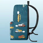 Custom Name Vehicle Gifts for Boys - Personalized Kid Backpack