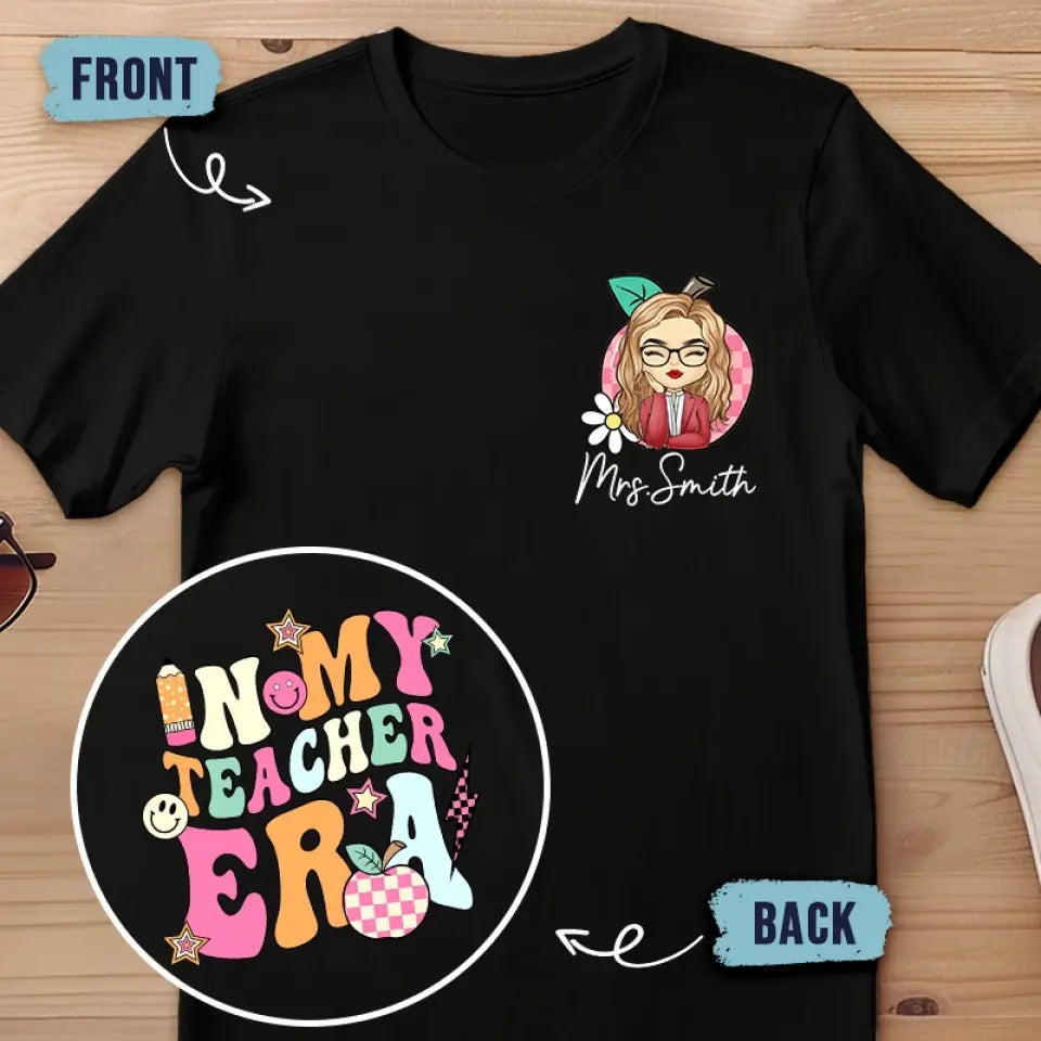 To Teach Is To Learn Twice Over - Teacher Personalized Custom Back And Front Printed Unisex T-shirt - Gift For Teacher