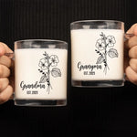 A Grandma Is Warm Hugs And Sweet Memories - Family Personalized Custom Glass Mug - Gift For Grandma