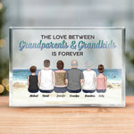Custom Name Grandparents and Grandkids Gifts - Personalized Shaped Acrylic Plaque
