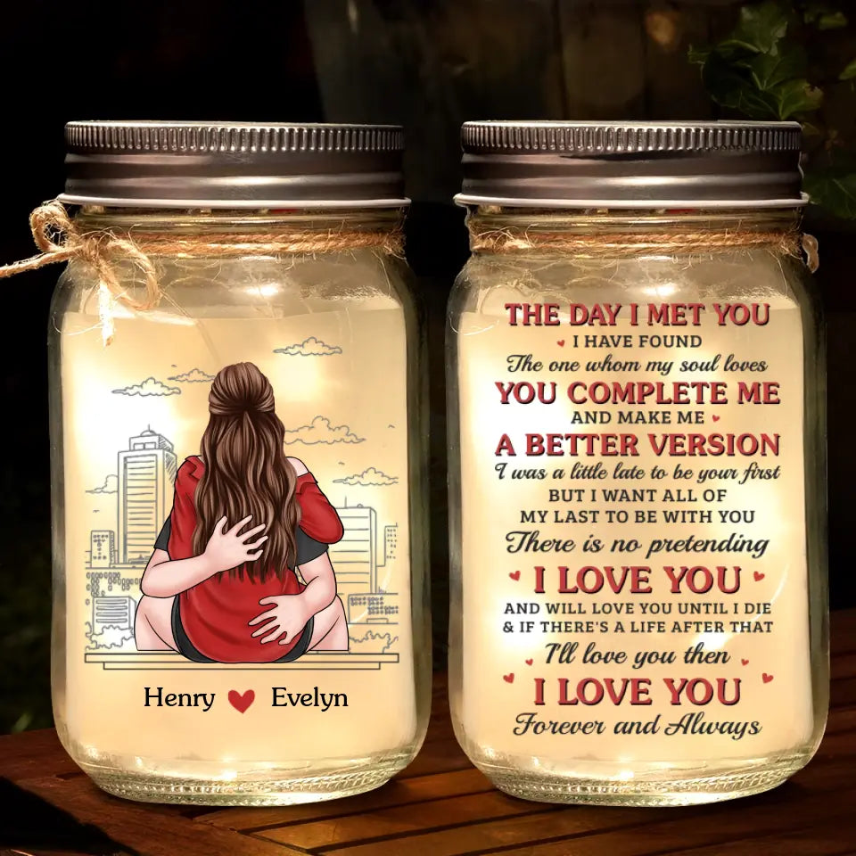 You Light Up My Life Mason Jar - Potluck Press