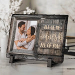 Custom Photo Couple Love Gifts - Personalized Stone With Stand