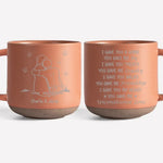 You Gave Me Unconditional Love - Memorial Personalized Custom Pottery Mug - Sympathy Gift For Pet Owners, Pet Lovers