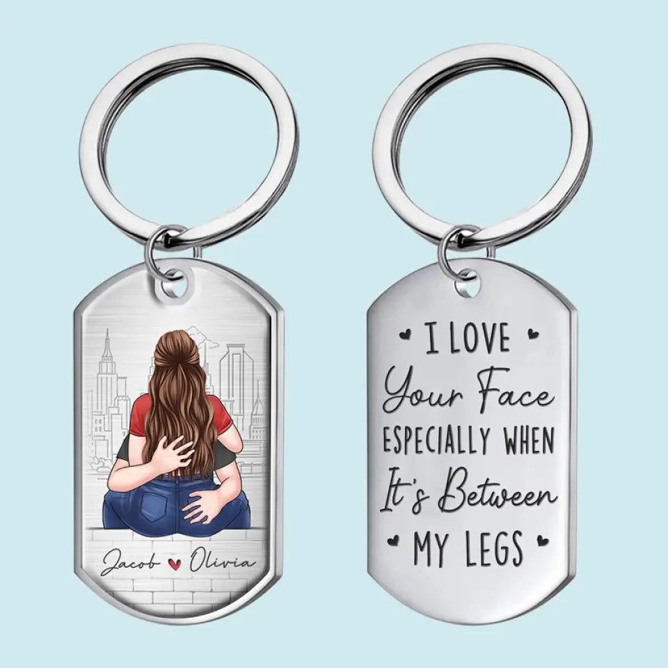 The One Whom My Soul Loves - Couple Personalized Custom Keychain - Gift For  Husband Wife, Anniversary