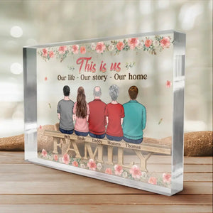 Where Life Begins And Love Never Ends - Family Personalized Custom Rec ...