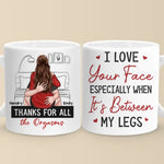 Your Smile Makes Me Smile - Couple Personalized Custom Mug - Gift For Husband Wife, Anniversary