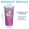 The Sweetest Bloom In The Garden - Bestie Personalized Custom Aluminum Changing Color Cup - Gift For Yourself, Best Friends, BFF, Sisters