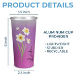 The Sweetest Bloom In The Garden - Bestie Personalized Custom Aluminum Changing Color Cup - Gift For Yourself, Best Friends, BFF, Sisters