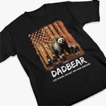 Custom Name Dad Bear Family Gifts for Dads - Personalized Apparel