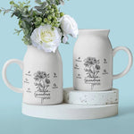 Custom Name Grandma Family Gifts - Personalized Flower Vase