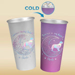Custom Name Pet Memorial Gifts - Personalized Aluminum Changing Color Cup