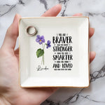 Custom Name Inspirational Keepsake - Personalized Jewelry Dish