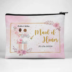 Friends Who Slay Together, Stay Together - Bestie Personalized Custom Cosmetic Bag - Wedding Gift, Bridesmaid Gift For Best Friends, BFF, Sisters