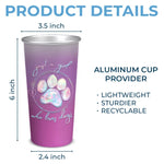 Just A Girl Who Loves Pets - Dog & Cat Personalized Custom Aluminum Changing Color Cup - Gift For Pet Owners, Pet Lovers