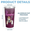 The Dogmother - Dog & Cat Personalized Custom Aluminum Changing Color Cup - Gift For Pet Owners, Pet Lovers
