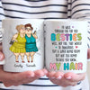 I'd Walk Through Fire For You - Bestie Personalized Custom Mug - Gift For Best Friends, BFF, Sisters