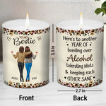 Our Friendship Is Like This Candle - Bestie Personalized Custom Smokeless Scented Candle - Gift For Best Friends, BFF, Sisters
