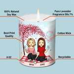 Custom Name Bestie Friendship Gifts for Women - Personalized Scented Candle