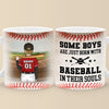 Hone Skills, Unburdened By Wins- Family Personalized Custom Mug - Gift For Family Members, Baseball Players, Baseball Lovers