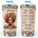 Never Doubt How Beautiful You Are - Bestie Personalized Custom Tumbler - Gift For Best Friends, BFF, Sisters