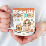 Custom Name Dog Mom Gifts for Women - Personalized Mugs