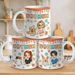 Custom Name Dog Mom Gifts for Women - Personalized Mugs