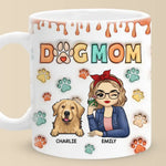 Custom Name Dog Mom Gifts for Women - Personalized Mugs