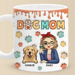 Custom Name Dog Mom Gifts for Women - Personalized Mugs
